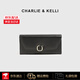 CHARLIE & KELLI品牌 CK輕奢包包女包時(shí)尚長(cháng)款錢(qián)包女士2025新款零錢(qián)包卡包手拿包 黑色【520禮物】