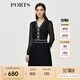 PORTS寶姿秋冬女裝新款優(yōu)雅氣質(zhì)修身連衣裙ALM9K202NKW008 黑色 S