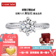 UAMCMM18K金培育鉆石1克拉鉆戒鉑金求婚戒指河南人工鉆石七夕禮物送女友 鉑金950培育鉆石DVVS/3EX切工 1.5克拉上海IGI證書(shū)
