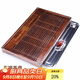 唐豐茶盤(pán)實(shí)木不銹鋼底盤(pán)家用簡(jiǎn)約小茶臺抽屜式瀝水盤(pán)儲排兩用茶托 五福配不秀鋼茶盤(pán)