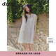 DZZIT地素連衣裙2025夏季新款網(wǎng)紗蕾絲款立體蝴蝶裙子女3J2O3269B 米白色 XS