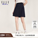ELLE ACTIVE 百搭純色運動(dòng)半裙夏季時(shí)尚休閑舒適透氣防走光安全褲短裙女 寶藍色 L