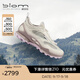 愛(ài)步（ECCO）運動(dòng)鞋女 25年 BIOM C蹤跡戶(hù)外夏季透氣網(wǎng)面登山鞋 健步803383 冰白色/砂礫灰/玫瑰粉 37