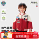 汪汪隊(duì)立大功男童外套嘻哈機(jī)車服棒球外套男孩春秋裝高街機(jī)車上衣 楓葉紅 120