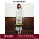 MAXRIENY【商場(chǎng)同款-節慶新中式】復古繡花宮廷半裙收腰顯瘦長(cháng)裙 黃花 S