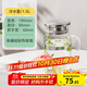 樂(lè)扣樂(lè)扣玻璃冷水壺帶把手耐熱高溫涼水壺家用涼白開(kāi)水杯大容量花茶泡茶壺 不銹鋼蓋【1.0L】