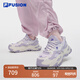 FILA FUSION斐樂(lè )潮牌女鞋 硬糖丨奶茶上新厚底鞋子2025新款老爹鞋 浪漫紫/冬日白-OW 36.5