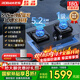 老板燃氣灶具雙灶 家用大火力天然氣液化氣猛火灶 臺式嵌入式兩用 底座可調節能省氣 防爆面板熄火保護 【57B5X】 5.2Kw烈火灶 3D速火科技