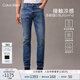 Calvin KleinJeans【涼感】25春夏男士復古休閑通勤ck修身微彈牛仔褲4RAB725