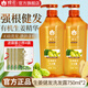 蜂花無(wú)硅油洗發(fā)水生姜健發(fā)洗發(fā)露男女改善毛躁斷發(fā)保濕蓬松清潔洗頭膏 生姜健發(fā)750ml*2瓶