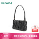 熱風(fēng)（Hotwind）女包秋季女士時(shí)尚方形優(yōu)雅單肩包通勤逛街小方包潮 01黑色 F