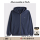 ABERCROMBIE & FITCH男裝女裝情侶裝25春季經(jīng)典小麋鹿運(yùn)動(dòng)風(fēng)寬松連帽衛(wèi)衣KI122-5251 海軍藍(lán) M (180/100A)