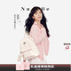 NUCELLE紐芝蘭沈月同款飛馬雙肩女士背包2025通勤輕便大學(xué)生書(shū)包大容量生日禮物 桃桃粉中版【可放11寸ipad】