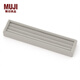 無(wú)印良品 MUJI 亞克力展開(kāi)式架用絲絨分隔箱/戒指用/灰色 約長(cháng)16.7*寬3.7*高2cm