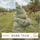 乖奇熊三防寶寶連帽羽絨服外套冬季嬰幼兒保暖發(fā)熱上衣服可愛(ài)圍脖