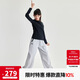安德瑪（Under Armour）男女童體訓(xùn)透氣寬松戶外運(yùn)動(dòng)長(zhǎng)褲工裝褲243223128 淺灰 160cm 