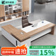 舒升老板桌簡(jiǎn)約現(xiàn)代商用辦公室家具中式大氣班臺(tái)主管經(jīng)理總裁椅組合桌 1.8老板桌