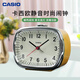 卡西歐（CASIO）CASIO卡西歐臥室貪睡夜燈日式簡(jiǎn)約兒童學(xué)生床頭靜音鬧鐘黃色TQ-159-9PF開(kāi)學(xué)季