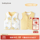 babylove嬰兒馬甲春秋純棉兩面穿寶寶可愛(ài)小坎肩背心保暖馬夾上衣 小鴨熱氣球 90