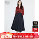 晚白【新品】2025秋款時(shí)髦洋氣氣質(zhì)上衣酒紅色長(cháng)袖襯衫女襯衣 暗紅色 S