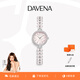 Davena【鞠婧祎同款】蒂瑋娜美人魚手表女士小表盤氣質(zhì)輕奢腕表送女友