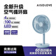 SOLOVE素樂F21桌面風(fēng)扇可搖頭空氣循環(huán)扇便攜式USB充電夏季家用辦公室空調(diào)伴侶戶外臺(tái)式大風(fēng)力小電扇 藍(lán)