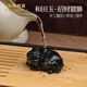 菲斯鉑亞和田玉招財貔貅擺件精品茶寵可養創(chuàng  )意茶桌茶臺裝飾大全高級感茶玩 和田玉招財貔貅茶寵 +胡桃木底座 禮盒裝