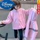 迪士尼（Disney）女童三合一外套秋冬款2025新款兒童夾棉加絨加厚沖鋒服小女孩冬裝 紫羅蘭【夾棉外套加搖粒絨內(nèi)膽】 140建議身高130厘米左右