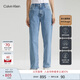 Calvin KleinJeans【復(fù)刻90系列】四季款女士ck復(fù)古懷舊直筒牛仔褲J223289 1AA-牛仔淺藍(lán) 27