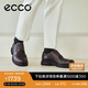 愛(ài)步（ECCO）夏季布洛克雕花牛皮商務(wù)皮鞋男 都市首爾522334 棕色41