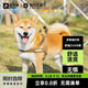 出眾者狗背帶狗狗牽引繩胸背帶狗繩小中型犬夏季狗鏈柯基柴犬邊牧遛狗繩 狼棕色（牽引繩+胸背帶） L（建議（75-110斤內）
