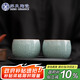 蘇氏陶瓷（SUSHI CERAMICS）汝窯冰花釉禪悟杯開片養(yǎng)金線個人杯主人杯功夫茶杯2個禮盒裝J0673