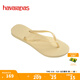havaianas哈唯納Slim女士夏季夾腳人字拖外穿平底沙灘涼拖鞋親子 9256-奶油白 37-38 巴西碼