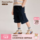 PawinPaw【冷感】卡通小熊童裝夏男童工裝風(fēng)口袋休閑短褲 Navy藏青色/59 120 cm
