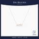 DE BEERS 【雙11線(xiàn)上專(zhuān)享】戴比爾斯 Infinity 18K玫瑰金鉆石項鏈 18K玫瑰金鉆石項鏈