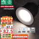 雷士（NVC）LED筒燈嵌入式背景墻無邊框12瓦暖白未來光全光譜護眼燈開孔75mm