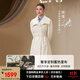 艾萊依【宋佳同款】鵝絨服女2025新款氣質(zhì)風(fēng)衣羽絨服可脫卸圍巾長(cháng)款外套 乳灰米-升級款 S 【建議110-130斤】155