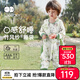 威爾貝魯（WELLBER）嬰兒睡袋1-3歲前6后4寶寶竹棉紗布分腿睡衣兒童春秋 林間熊貓L