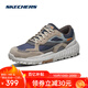 斯凱奇（Skechers）秋季男鞋輕便機能怪獸鞋系列潮流老爹鞋舒適百搭日常運動(dòng)休閑鞋