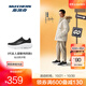 斯凱奇（Skechers）【梁朝偉同款】縱云跑鞋丨2025新品男女同款緩震專(zhuān)業(yè)公路跑步鞋 男款-黑色/白色/BKW 41