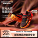 Skechers斯凱奇男童熒光閃燈鞋童鞋透氣跑步運動(dòng)鞋撞色大童跑鞋400103L