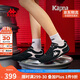 KappaWing女鞋賽車鞋子女秋季透氣運(yùn)動(dòng)鞋女款德訓(xùn)鞋跑步鞋 黑色 35