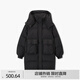 愛居兔冬季新款休閑時(shí)尚大口袋多色連帽羽絨服EWRAJ4N720A 黑色61 155/80A/S