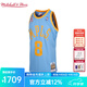 MITCHELL & NESS復古球衣AU球員版NBA湖人隊科比籃球服運動(dòng)背心 科比布萊恩特01-02賽季 S