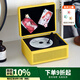 橙迪D200復古CD機播放機一體式音樂(lè )專(zhuān)輯藍牙音箱播放器音響光盤(pán)光碟便攜式生日禮物 【黃黑色】錄音棚音質(zhì)+星星磁鐵+贈正版CD碟