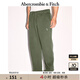 ABERCROMBIE & FITCH男裝24春秋經(jīng)典小麋鹿抓絨美式baggy風(fēng)運(yùn)動(dòng)衛(wèi)褲長(zhǎng)褲KI134-4099 綠色 L (180/86A)