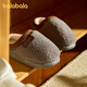巴拉巴拉兒童棉拖鞋2025新款冬季加絨加厚男女童可愛(ài)棉鞋家居鞋保暖中大童
