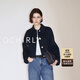 OCHIRLY歐時(shí)力 羊毛雙面呢小香風(fēng)外套女法式短款氣質(zhì)秋季新品 深藍 S