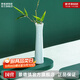 景德鎮(zhèn)官方創(chuàng)意桌面小擺件簡約家用純手工影青陶瓷小花瓶高級感茶桌花器 浮云花器（簡易包裝）
