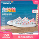 Skechers斯凱奇童鞋包頭泡泡鞋女童涼鞋洞洞鞋兒童拖鞋沙灘鞋302114L